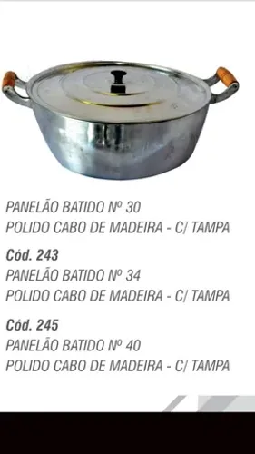 Paneloes, tachos e caldeirões