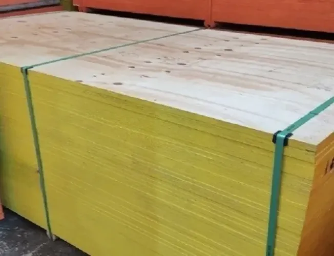 200 Tábua Compensada Amarela 65x44x25 Para Máquina De Blocos
