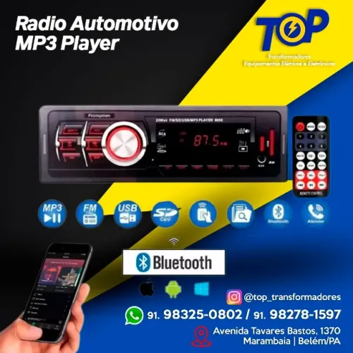 rádio automotivo mp3 knup