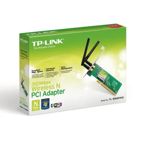 Placa de rede PcI-E TP-Link TL-WN851N