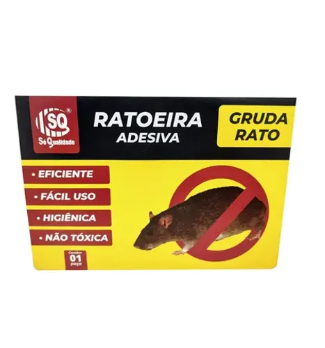 Ratoeira Adesiva Gruda Rato 1pç Sq-3030