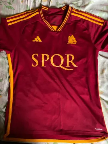 Camisa da Roma, adidas, G, usada.