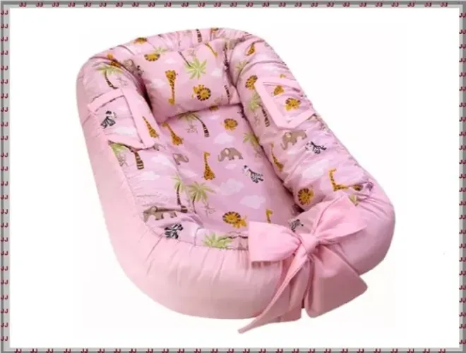 Ninho bebê recém nascido Linha Safari - Maternidade