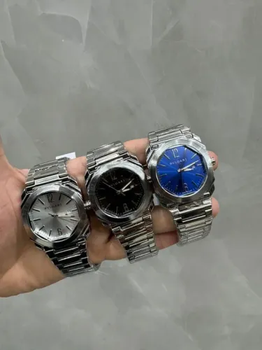 Relógio Bvlgari Octo série prata