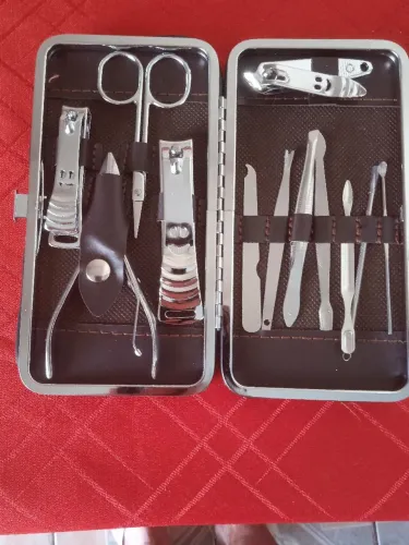 Kit Completo de Manicure com 12 Peças