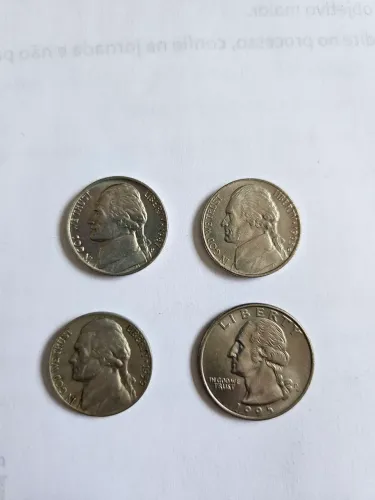4 moedas antigas