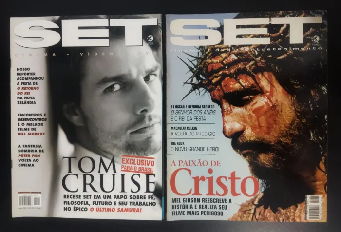 Lote 02 Revistas Set: Cinema & Vídeo - Edições n° 199 e 201 (2004)