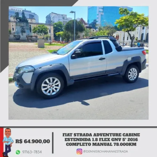 Fiat Strada CE Adventure 1.8 Flex Gnv (Muito Nova) Financio em até 60x