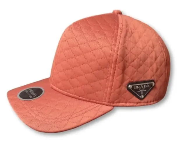Boné Prada Matelassê Laranja