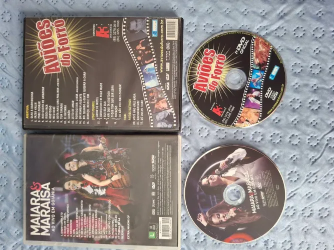 2 DVDS Originais Aviões do forró Vol 1 e Maiara e Maraisa