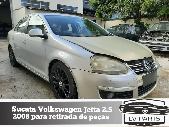 Sucata Volkswagen Jetta 2.5 2008 para retirada de peças 