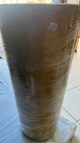 Vaso de planta cilíndrico grande - polietileno