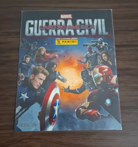 Álbum de figurinhas Guerra Civil - Capitão América