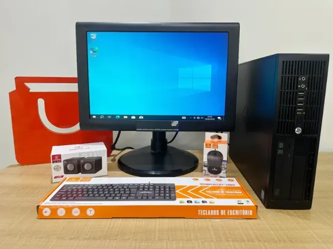 Computador Completo Intel Core i3 + Monitor 24pl ideal para ediçao e estudos