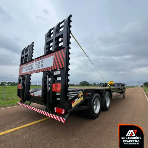 Carreta Prancha Carrega Tudo 02 Eixos Pescoço Naja 0km