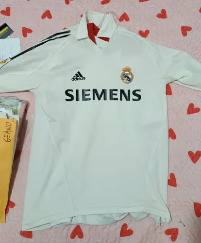 Camisa Real Madrid 2003/2004 Adidas Siemens
