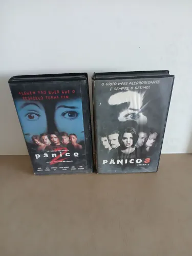 Fitas Vhs Pânico 2 e 3 - Dublados - Raro