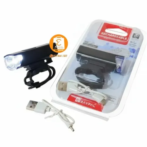 Farol de Bicicleta iluminação lanterna, Recarregável 