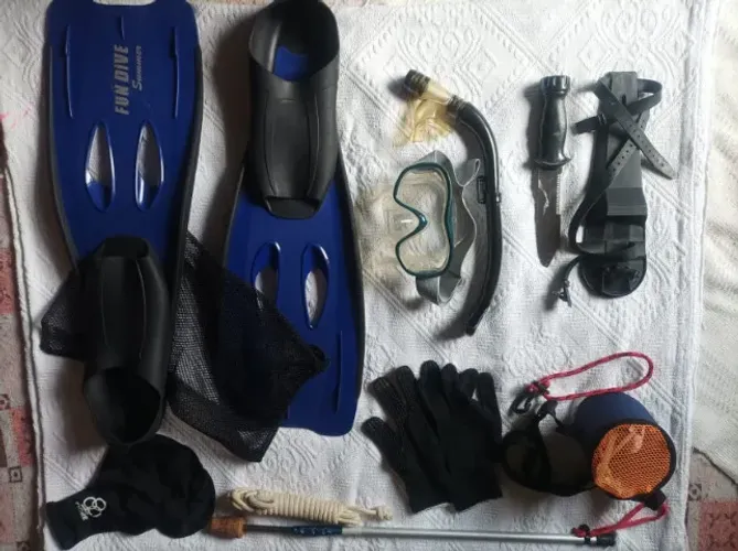 Kit de Mergulho Completo Tribord + Seasub + Tramontina - Pronto para Usar