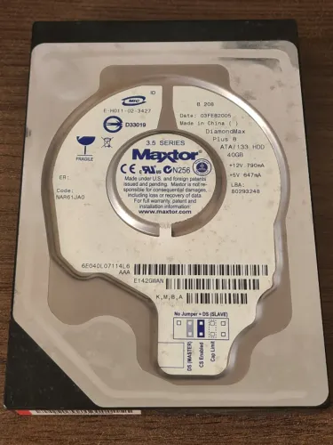 HD IDE Maxtor 40GB