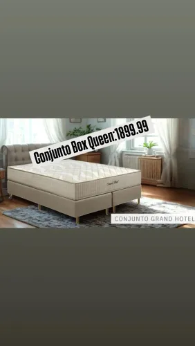 Conjunto Box Queen bon sono 158x198 grande 