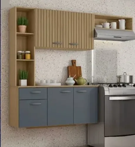 Armário de cozinha moderno e funcional