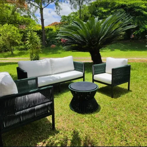 CONJUNTO SOFÁ ELEGANTE P/ JARDIM