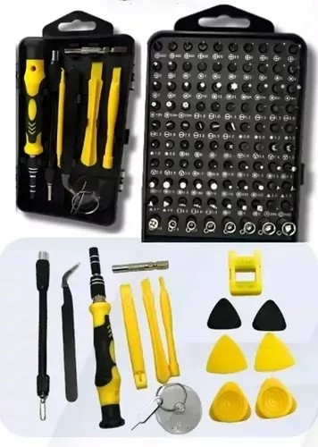 Kit Chaves De Precisão 115 Peças Conjunto Ferramenta Reparo