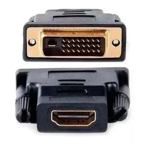 Adaptador Dvi-d Macho X Hdmi Fêmea Loja Coimbra Computadores Entregamos