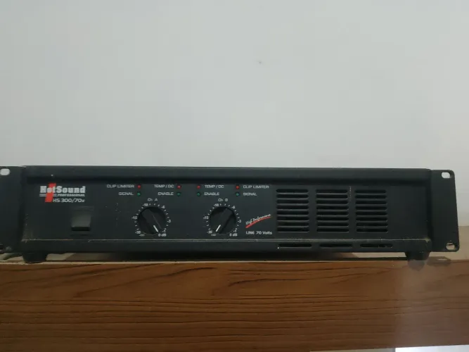 Potência amplificador hotsound hs300/70