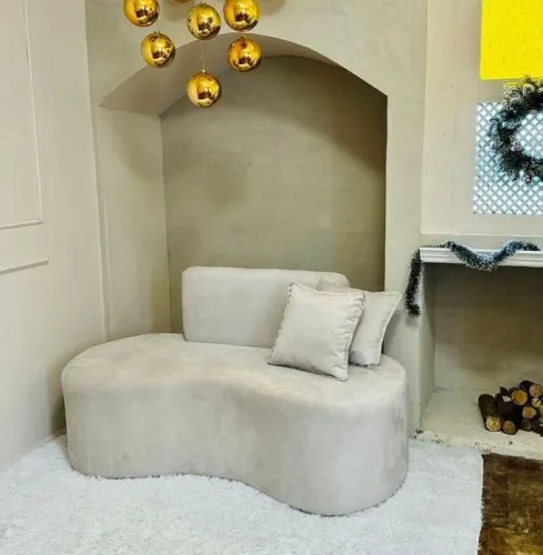 Sofá Curvo Sob Medida | Estrutura Reforçada e Acabamento Premium<br>