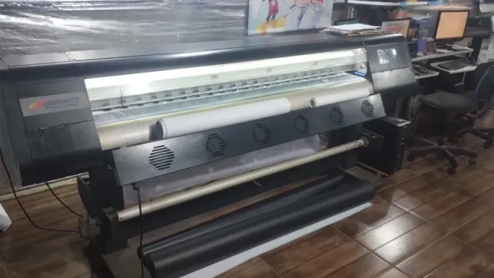 Plotter de impressão infiniti feito up-grade pra eco solvente 1,60 de boca 