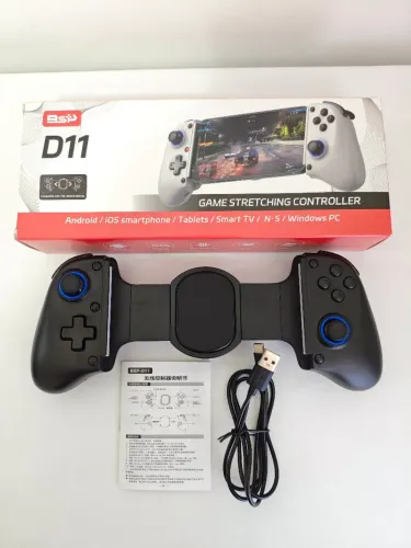 Controle BSP-D11 Controlador de jogo sem fio, Gamepad, Android, IOS, PC, PS3, PS4, XBOX