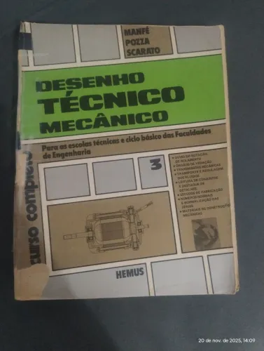 Livro de desenho técnico mecânico