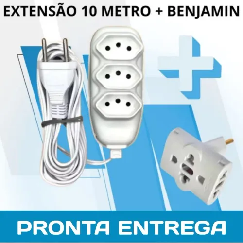 EXTENSÃO 10 METROS + BENJAMIN + PRONTA ENTREGA 