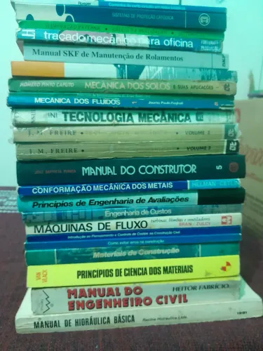Livros de Engenharia Civil, Mecânica e Elétrica à venda