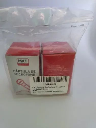 Kit 2 Reparos Cápsulas de Microfone MXT Musical