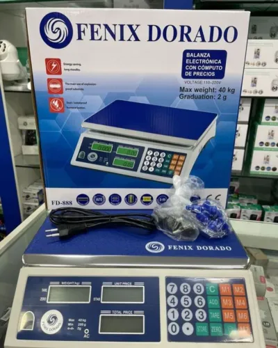 Balança pesa ate 40kg Eletrônica Comercial Fenix Dorado 6 meses de garantia 