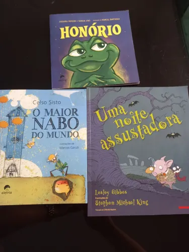 Kit de 3 livros infantis 
