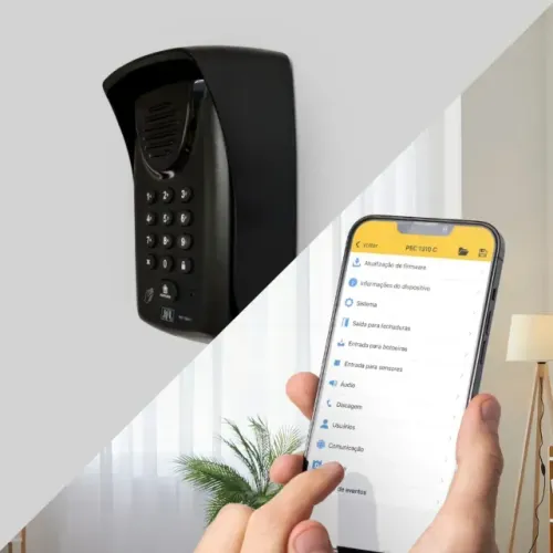 Interfone sem fio GSM via celular 