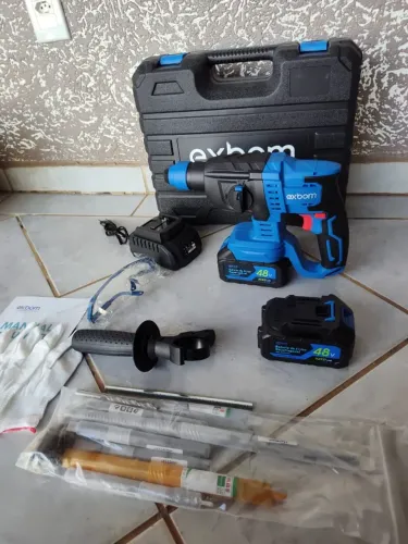 Martelete Rompedor Perfurador Brushless 2000mah Bateria