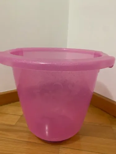 Banheira - Balde para bebê rosa