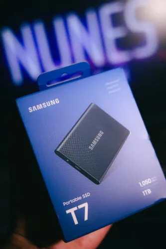 SSD Externo Samsung T7 1TB - Até 1.000 MB/s | Original e Lacrado