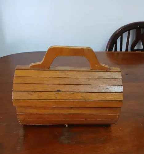 Bolsa Madeira com Alça