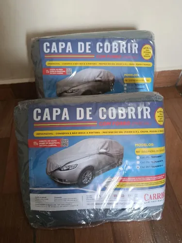 CAPA DE COBRIR CARRO COM FORRO (TAMANHO G ) 