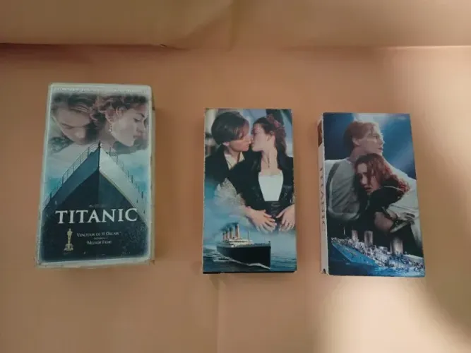 Fita VHS Original Titanic ( Legendado ) Box Duplo