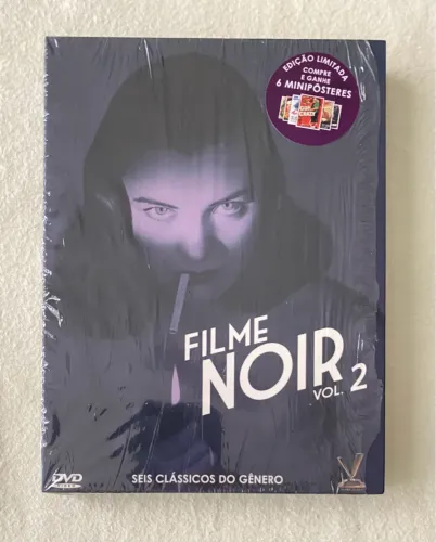 DVD Triplo Versátil: Filme Noir Vol.2 (Com 6 Cards Exclusivos e Luva) Edição Limitada