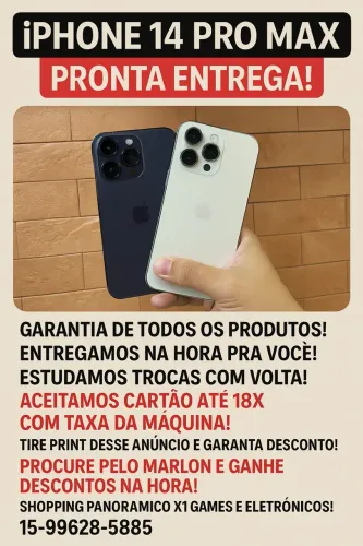 iPhone 14 Pro maxx 128gb super promoção até sábado 