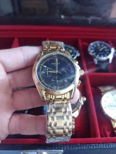 Relógio nibosi 2515 dourado