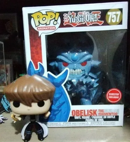 Funko Pop Obelisk The Tormentor e Seto Kaiba (Sem Caixa) - Yu-Gi-Oh